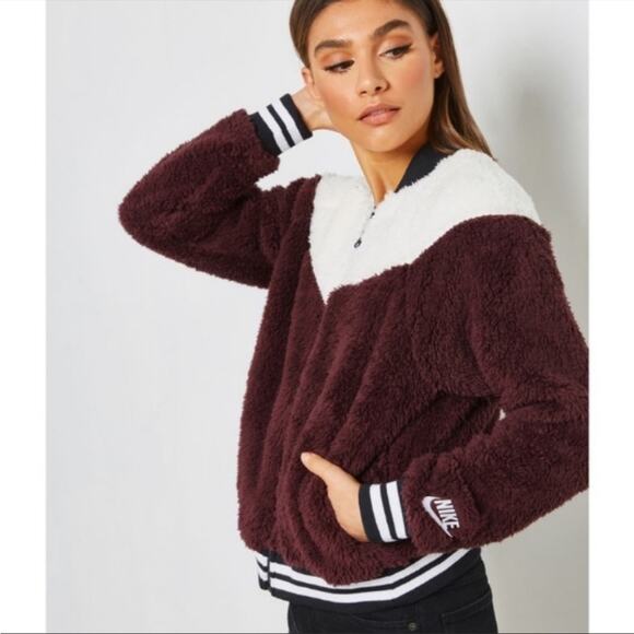 Nike Sherpa Bomber Jacket - Picture 6 of 6